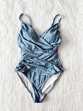 NWT Blue Amazon One Piece Swimsuit Size Medium